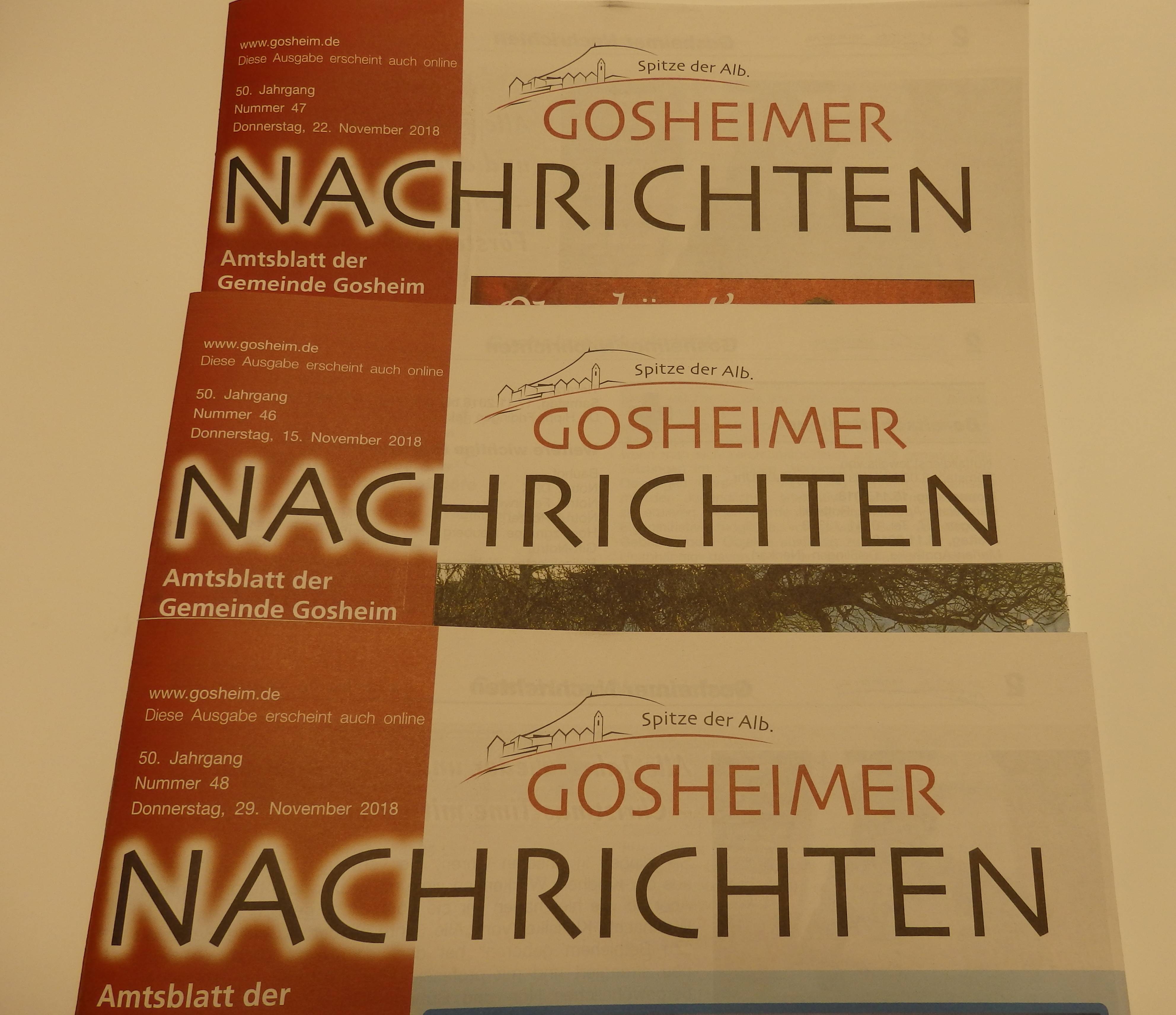  Gosheimer Amtsblatt 